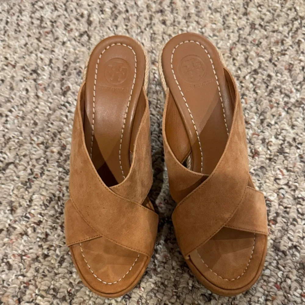 Tory Burch Wedge Sandals - Picture 2 of 4